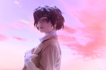 Картинка девушки hologana костюм образ взгляд