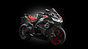 обоя aprilia rs 660, мотоциклы, aprilia, черный, байк