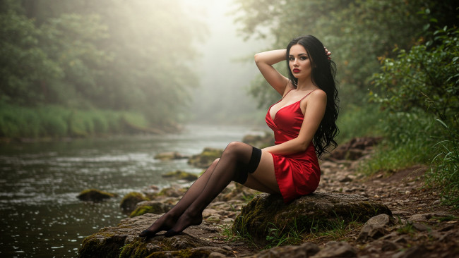 Обои картинки фото 3д графика, люди , people, девушка, нейросеть