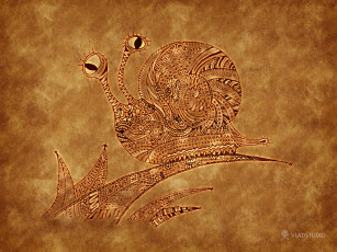 Картинка рисованные животные улитки