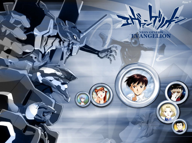Обои картинки фото аниме, evangelion