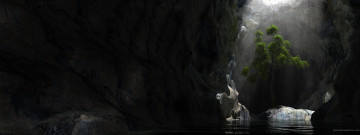 Картинка 3д графика nature landscape природа