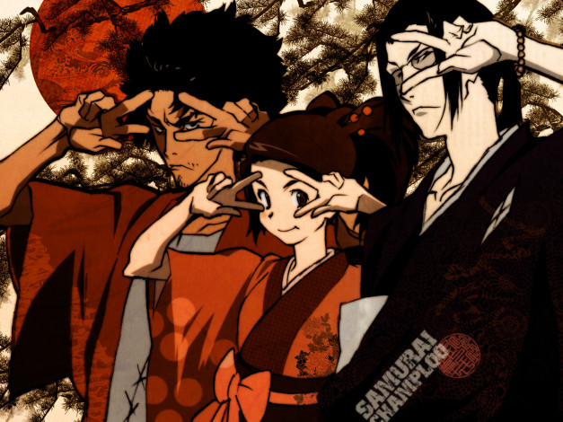 Обои картинки фото аниме, samurai, champloo