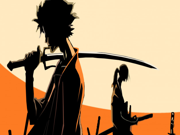 Обои картинки фото аниме, samurai, champloo