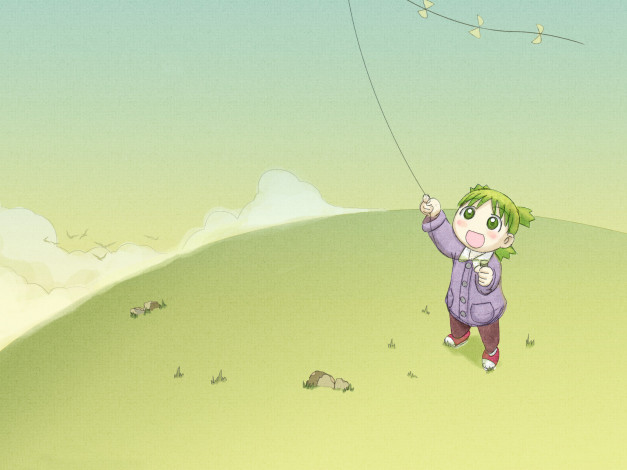 Обои картинки фото аниме, yotsubato