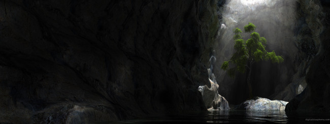 Обои картинки фото 3д, графика, nature, landscape, природа