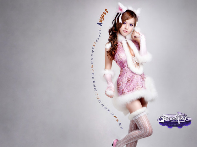 Обои картинки фото календари, девушки