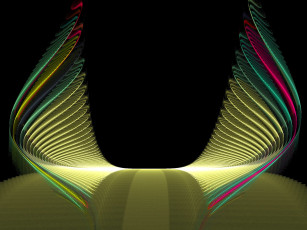 Картинка 3д графика fractal фракталы абстракция