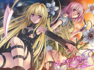 Картинка аниме to love ru девушки