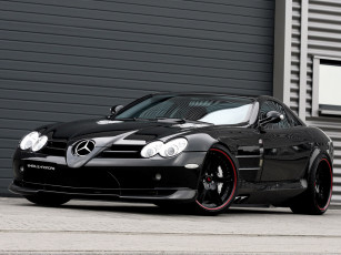 Картинка wheelsandmore mercedes benz slr mclaren 722 edition автомобили спортивный мерс черный