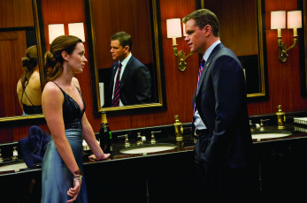 Картинка the adjustment bureau кино фильмы меняющие реальность фантастика триллер мелодрама мэтт+дэймон matt+damon эмили+блант emily+blunt