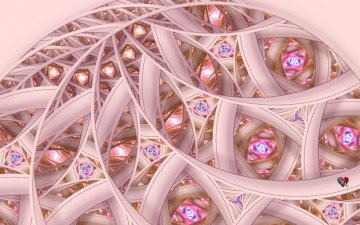 Картинка 3д графика fractal фракталы фрактал