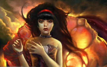 Картинка sida chen фэнтези девушки брюнетка