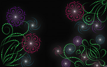 Картинка векторная графика цветы