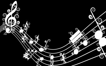 Картинка векторная графика ноты