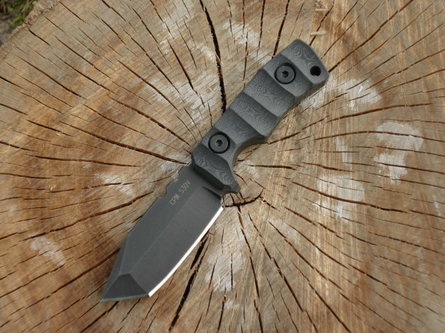 Обои картинки фото оружие, холодное, микарта, болты, сталь, нож