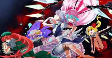 Картинка ка аниме touhou персонажи тохо