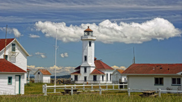 Картинка природа маяки дома маяк