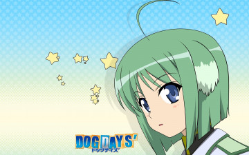 обоя аниме, dog, days