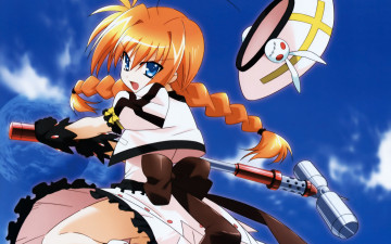 Картинка аниме mahou shoujo lyrical nanoha