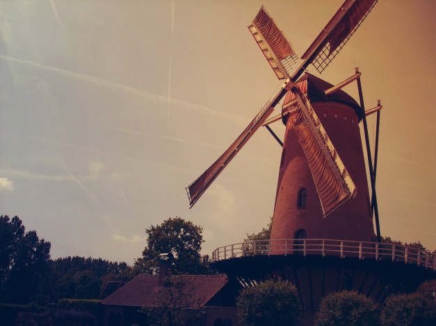 Обои картинки фото разное, мельницы, мельница