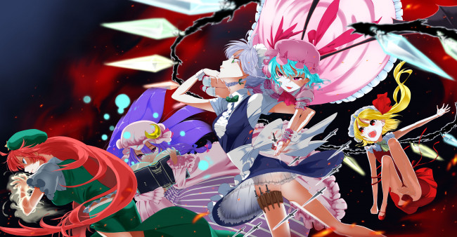 Обои картинки фото ка, аниме, touhou, персонажи, тохо