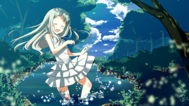 Обои картинки фото аниме, anohana