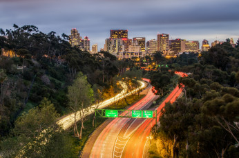 Картинка города сан диего сша дорога