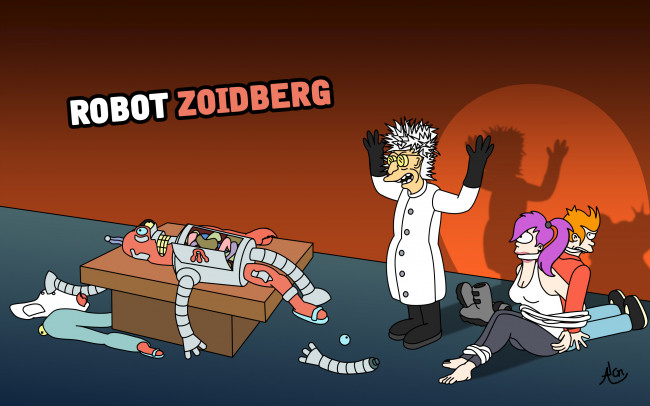 Обои картинки фото futurama, мультфильмы, футурама