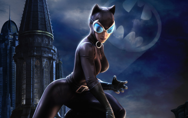 Обои картинки фото dc, universe, online, видео, игры, catwoman