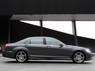 Картинка автомобили mercedes-benz package amg sports s 500 темный w221 au-spec