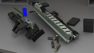 Картинка оружие 3d фон патроны