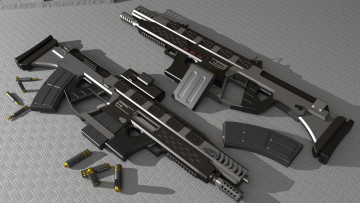 Картинка оружие 3d фон патроны автоматы