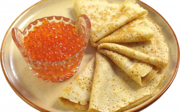 Картинка еда блины +оладьи налистники икра завтрак