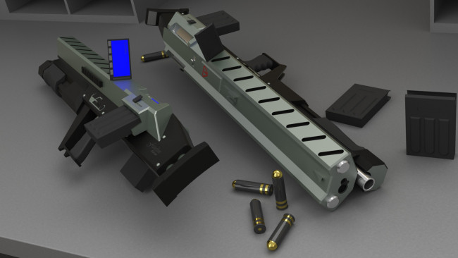 Обои картинки фото оружие, 3d, фон, патроны