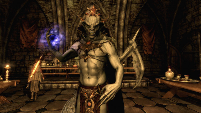 Обои картинки фото видео игры, the elder scrolls v,  skyrim, персонаж