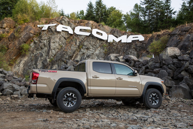 Обои картинки фото автомобили, toyota, cab, access, 2016, г, sport, trd, tacoma