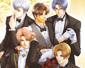 Картинка аниме gakuen+heaven сёнен-ай райская школа парни