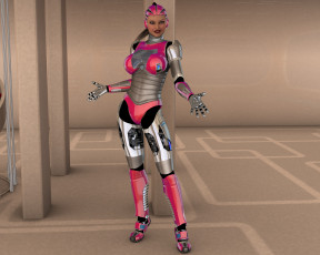 Картинка 3д+графика фантазия+ fantasy девушка взгляд фон