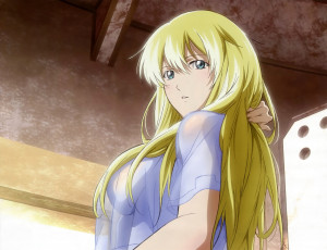 Картинка аниме broken+blade девушка