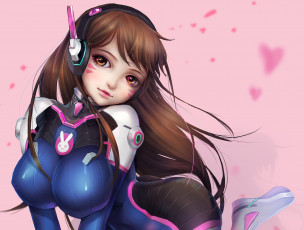 Картинка видео+игры overwatch девушка