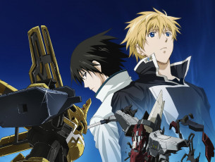 Картинка аниме broken+blade робот парни