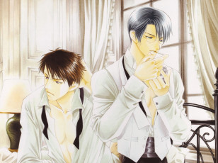 Картинка аниме gakuen+heaven парни райская школа сёнен-ай