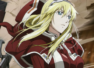 Картинка аниме broken+blade девушка