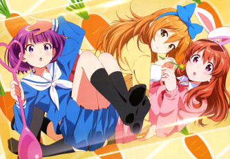 Картинка koufuku+graffiti аниме фон взгляд девушки