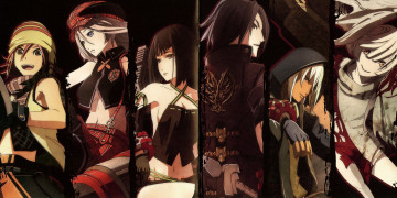 Картинка аниме god+eater персонажи