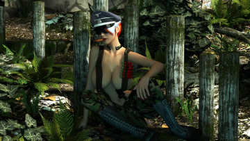 Картинка 3д+графика фантазия+ fantasy фон взгляд девушка