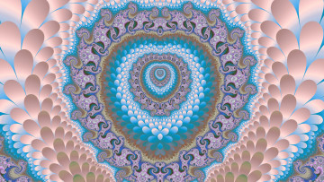 Картинка 3д+графика фракталы+ fractal фон цвета узор