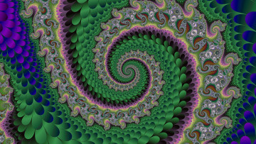 Картинка 3д+графика фракталы+ fractal фон узор цвета
