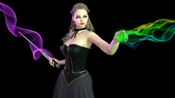 Картинка 3д+графика люди+ people девушка фон взгляд